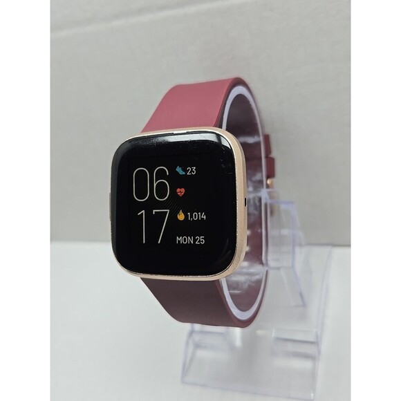 Fitbit Versa 2 Smartwatch Gray 40mm Alexa WR50M Always On Display No Charger - Picture 2 of 11